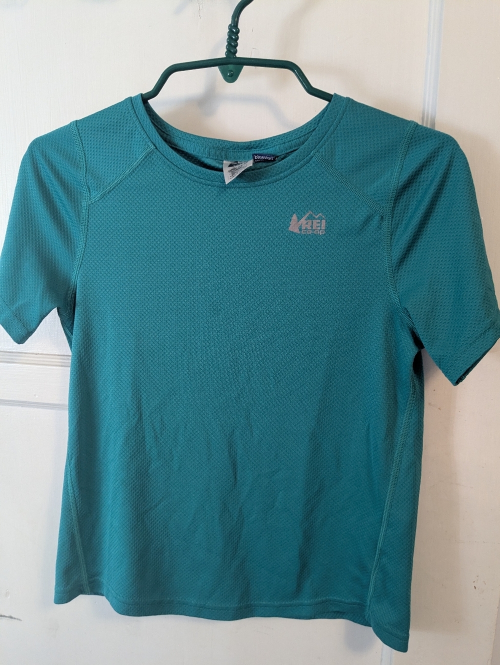 REI Teal Performance Short Sleeve Tee, Girls Large size 14-16